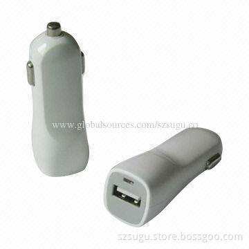 Single USB to Car Charger, 1A